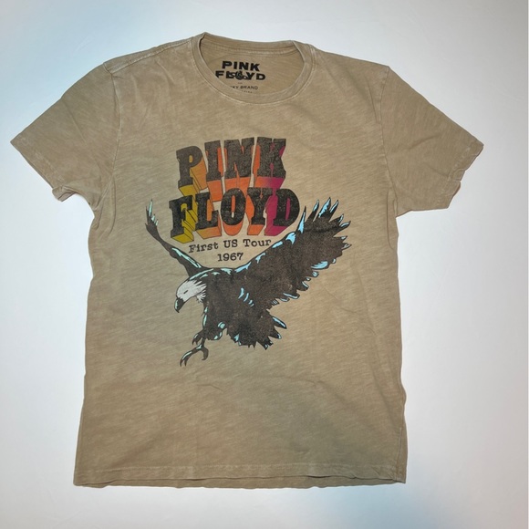 Size Small Lucky Brand Men's Pink Floyd Eagle Tee - Picture 2 of 4